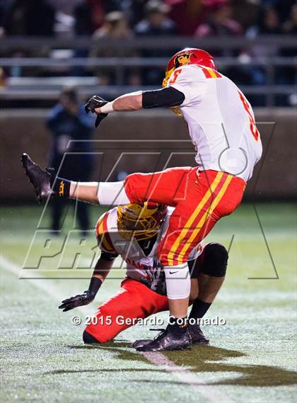 Thumbnail 2 in Central Catholic vs. Oakdale (CIF SJS D3 Final) photogallery.