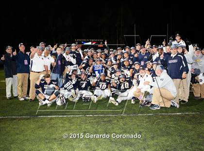 Thumbnail 2 in Central Catholic vs. Oakdale (CIF SJS D3 Final) photogallery.