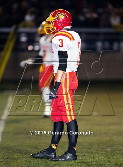 Thumbnail 2 in Central Catholic vs. Oakdale (CIF SJS D3 Final) photogallery.