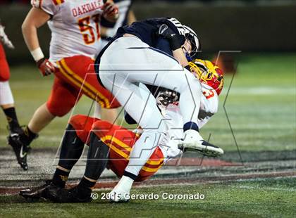 Thumbnail 3 in Central Catholic vs. Oakdale (CIF SJS D3 Final) photogallery.