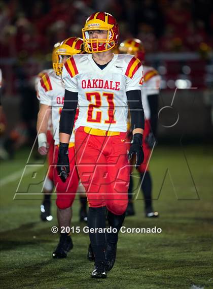 Thumbnail 3 in Central Catholic vs. Oakdale (CIF SJS D3 Final) photogallery.