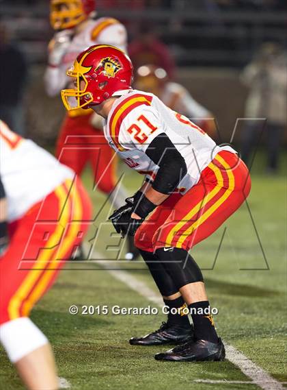 Thumbnail 2 in Central Catholic vs. Oakdale (CIF SJS D3 Final) photogallery.