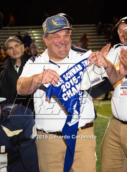 Thumbnail 3 in Central Catholic vs. Oakdale (CIF SJS D3 Final) photogallery.
