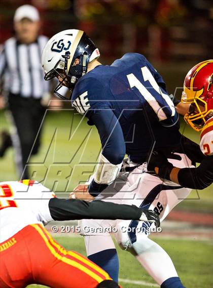 Thumbnail 1 in Central Catholic vs. Oakdale (CIF SJS D3 Final) photogallery.