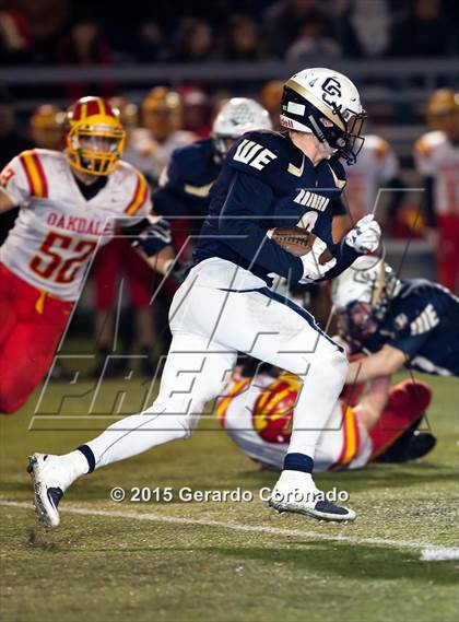 Thumbnail 2 in Central Catholic vs. Oakdale (CIF SJS D3 Final) photogallery.