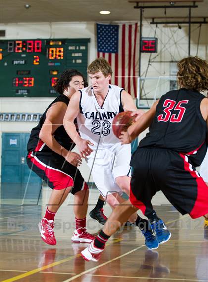 Thumbnail 2 in Calvary Chapel vs Carpinteria (Santa Barbara Holiday Classic) photogallery.