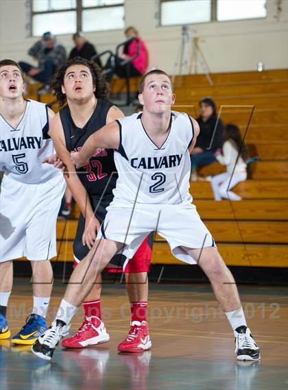 Thumbnail 3 in Calvary Chapel vs Carpinteria (Santa Barbara Holiday Classic) photogallery.