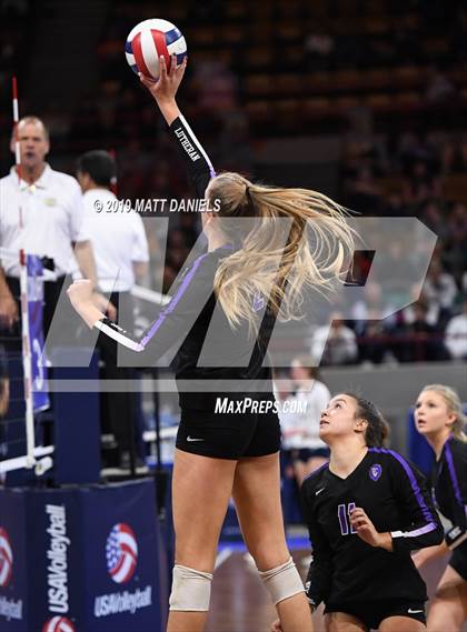 Thumbnail 3 in Lutheran vs. University (CHSAA 3A Playoff) photogallery.