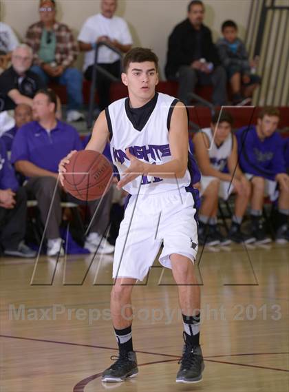 Thumbnail 3 in Shadow Hills vs. Desert Chapel (MaxPreps Holiday Classic) photogallery.
