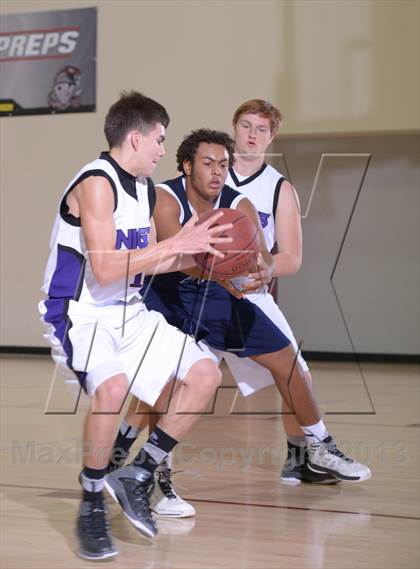 Thumbnail 2 in Shadow Hills vs. Desert Chapel (MaxPreps Holiday Classic) photogallery.