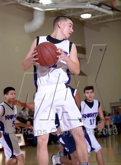 Thumbnail 3 in Shadow Hills vs. Desert Chapel (MaxPreps Holiday Classic) photogallery.