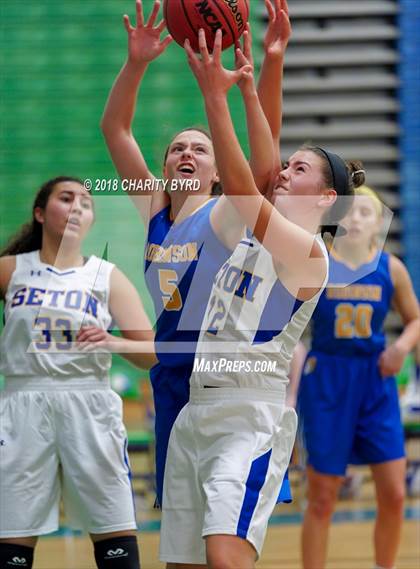 Thumbnail 2 in Robinson vs. Seton photogallery.