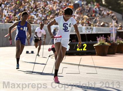 Thumbnail 1 in CIF State Track & Field Championships (4x100 Relay) photogallery.