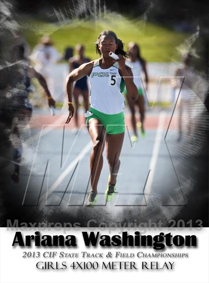 Thumbnail 2 in CIF State Track & Field Championships (4x100 Relay) photogallery.
