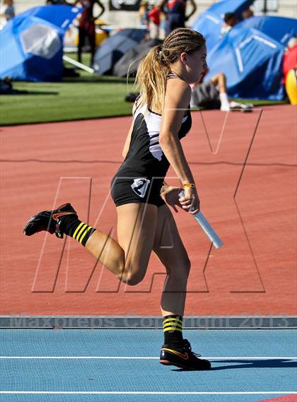 Thumbnail 2 in CIF State Track & Field Championships (4x100 Relay) photogallery.