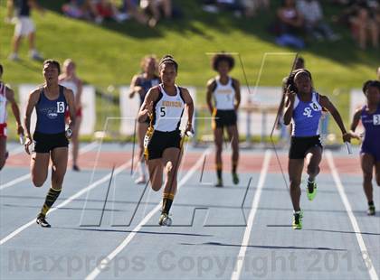 Thumbnail 1 in CIF State Track & Field Championships (4x100 Relay) photogallery.