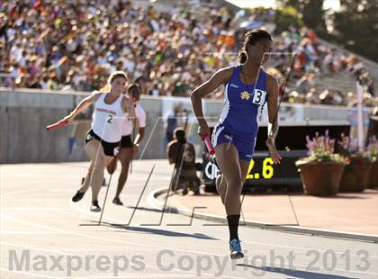 Thumbnail 2 in CIF State Track & Field Championships (4x100 Relay) photogallery.