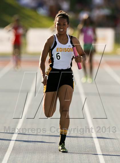Thumbnail 2 in CIF State Track & Field Championships (4x100 Relay) photogallery.