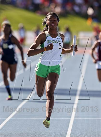Thumbnail 3 in CIF State Track & Field Championships (4x100 Relay) photogallery.