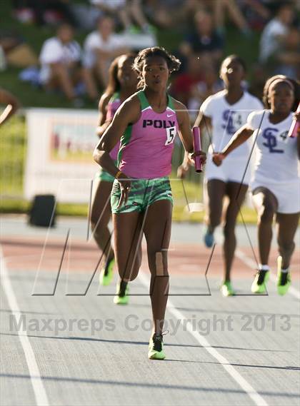 Thumbnail 3 in CIF State Track & Field Championships (4x100 Relay) photogallery.