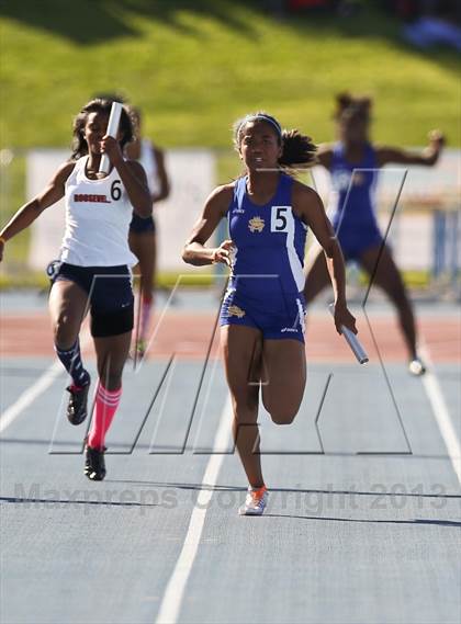 Thumbnail 3 in CIF State Track & Field Championships (4x100 Relay) photogallery.