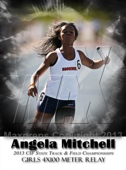 Thumbnail 3 in CIF State Track & Field Championships (4x100 Relay) photogallery.