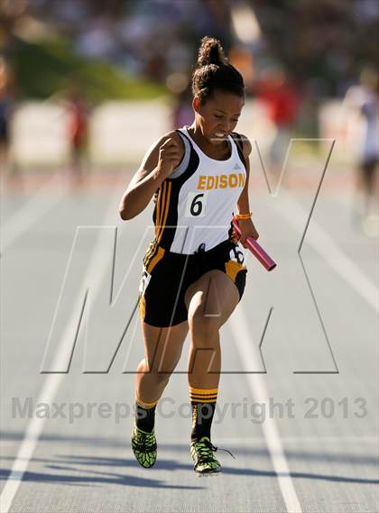 Thumbnail 1 in CIF State Track & Field Championships (4x100 Relay) photogallery.