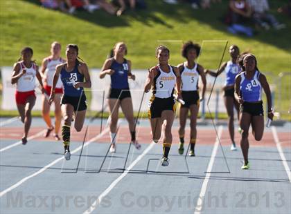 Thumbnail 1 in CIF State Track & Field Championships (4x100 Relay) photogallery.