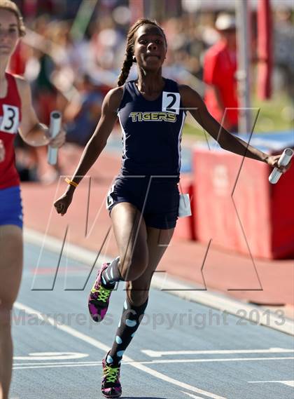 Thumbnail 3 in CIF State Track & Field Championships (4x100 Relay) photogallery.
