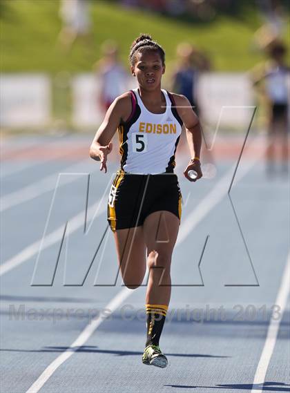 Thumbnail 1 in CIF State Track & Field Championships (4x100 Relay) photogallery.