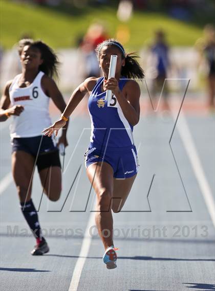 Thumbnail 1 in CIF State Track & Field Championships (4x100 Relay) photogallery.