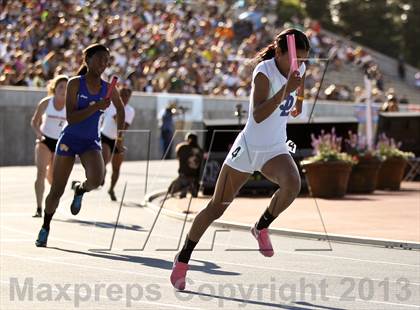 Thumbnail 3 in CIF State Track & Field Championships (4x100 Relay) photogallery.