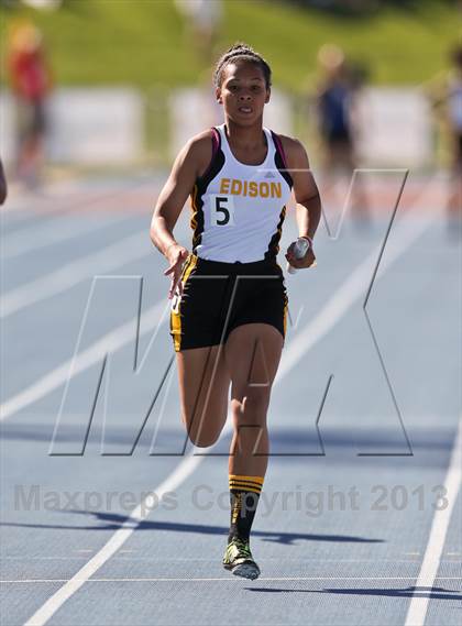 Thumbnail 2 in CIF State Track & Field Championships (4x100 Relay) photogallery.