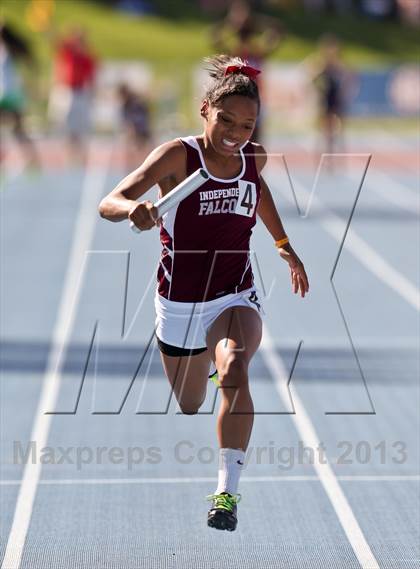 Thumbnail 1 in CIF State Track & Field Championships (4x100 Relay) photogallery.