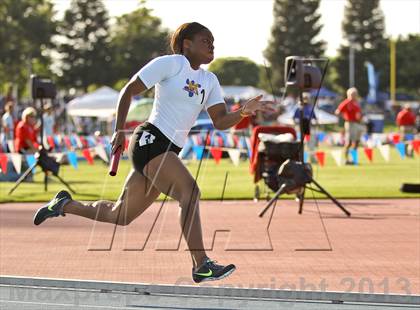 Thumbnail 2 in CIF State Track & Field Championships (4x100 Relay) photogallery.