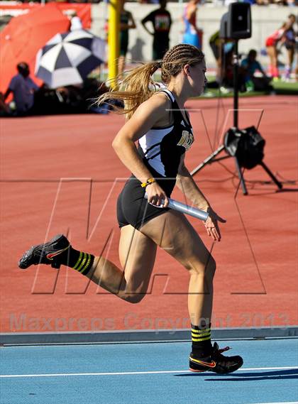 Thumbnail 3 in CIF State Track & Field Championships (4x100 Relay) photogallery.