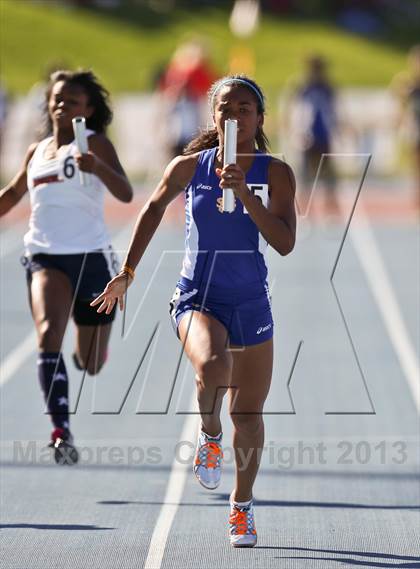 Thumbnail 3 in CIF State Track & Field Championships (4x100 Relay) photogallery.