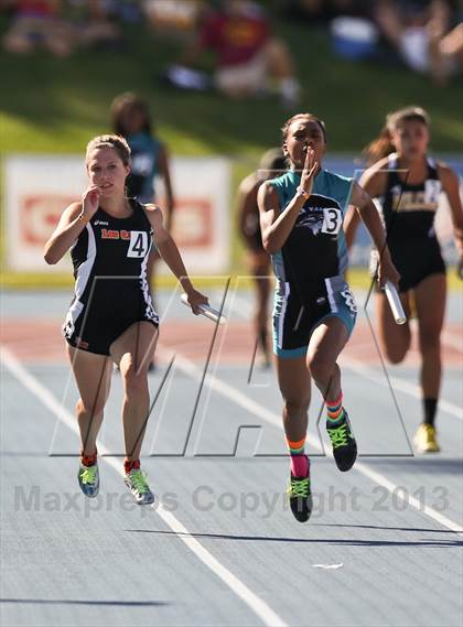 Thumbnail 3 in CIF State Track & Field Championships (4x100 Relay) photogallery.