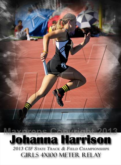 Thumbnail 2 in CIF State Track & Field Championships (4x100 Relay) photogallery.