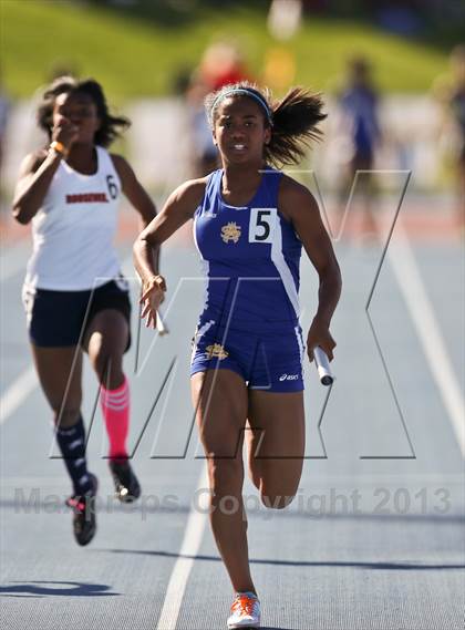 Thumbnail 3 in CIF State Track & Field Championships (4x100 Relay) photogallery.