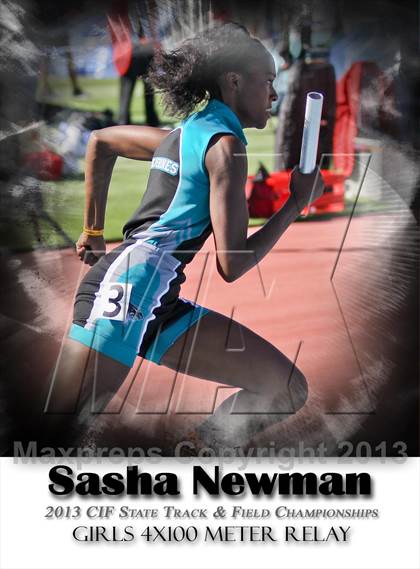 Thumbnail 3 in CIF State Track & Field Championships (4x100 Relay) photogallery.