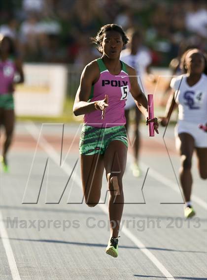 Thumbnail 2 in CIF State Track & Field Championships (4x100 Relay) photogallery.