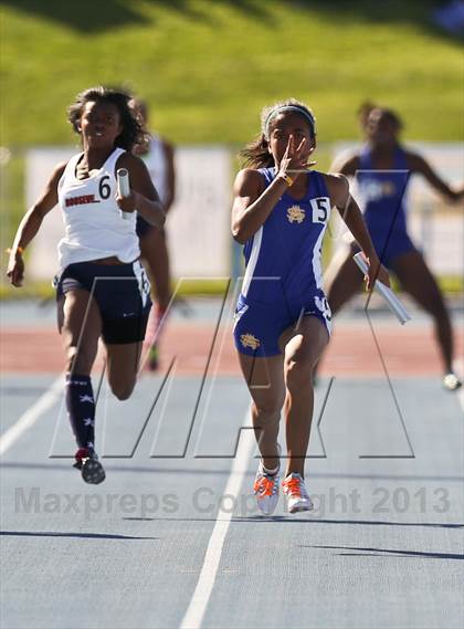 Thumbnail 1 in CIF State Track & Field Championships (4x100 Relay) photogallery.