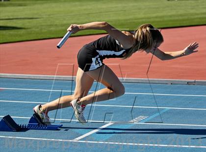 Thumbnail 3 in CIF State Track & Field Championships (4x100 Relay) photogallery.