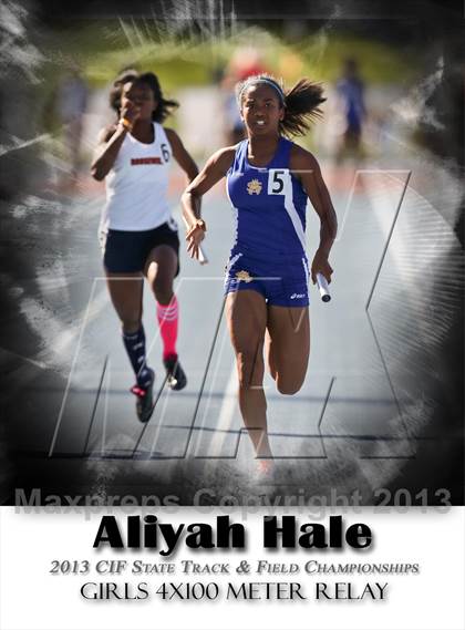 Thumbnail 1 in CIF State Track & Field Championships (4x100 Relay) photogallery.