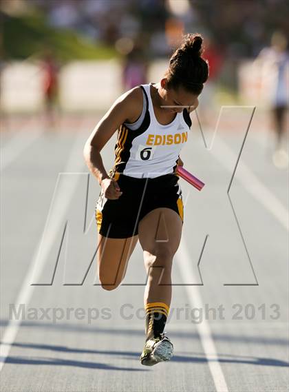 Thumbnail 2 in CIF State Track & Field Championships (4x100 Relay) photogallery.