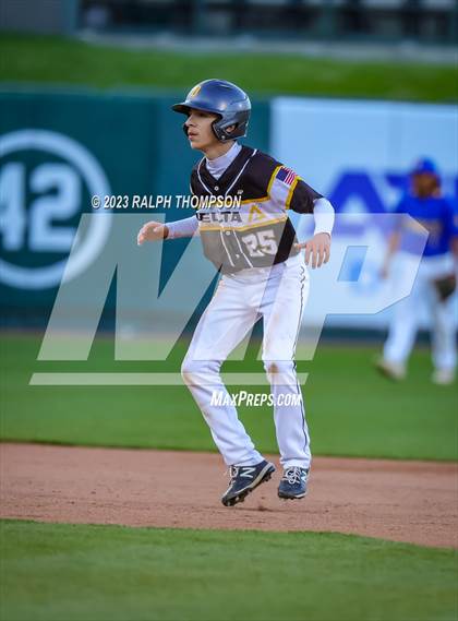 Thumbnail 2 in Delta vs. Pierce (@ Sutter Health Park) photogallery.
