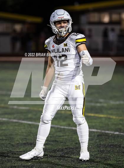 Thumbnail 2 in Punahou vs Mililani (HHSAA Division 1-Open Semifinal) photogallery.