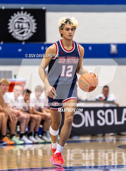 Thumbnail 1 in Springville vs. Montverde Academy (5 for the Fight National Hoopfest) photogallery.