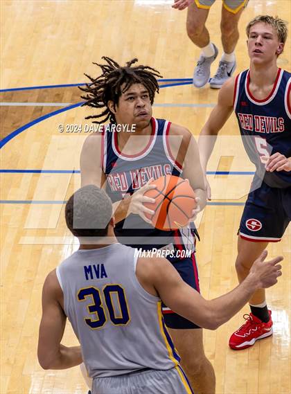 Thumbnail 2 in Springville vs. Montverde Academy (5 for the Fight National Hoopfest) photogallery.